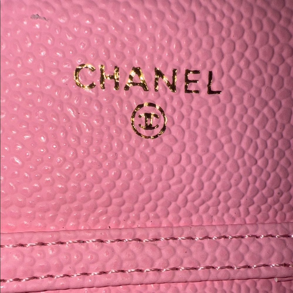 Chanel Pink Quilted Crossbody Wallet - Picture 7 of 10